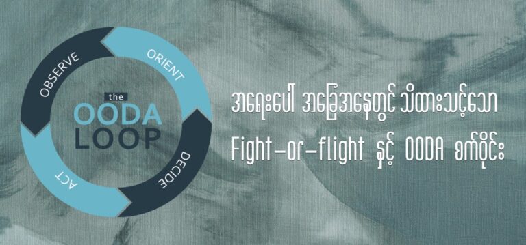 အရေးပေါ်အခြေအနေတွင် သိထားသင့်သော Fight-or-flight နှင့် OODA စက်ဝိုင်း