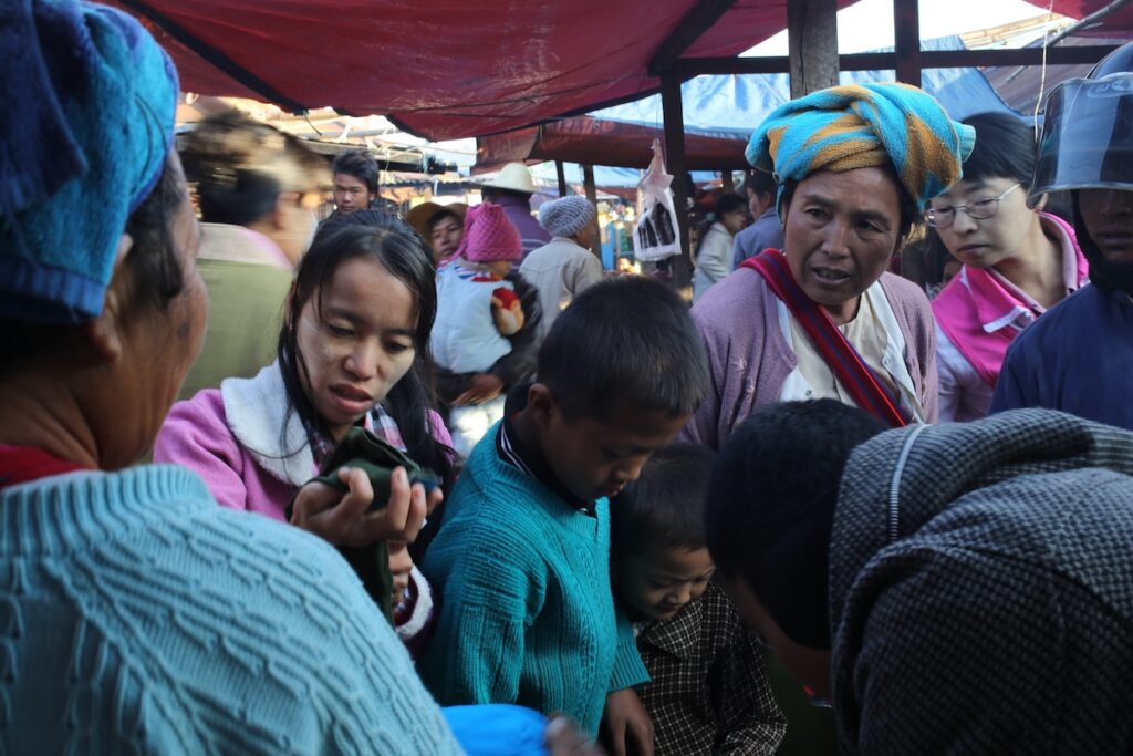 Nanpan market, Inle Lake. 2012.