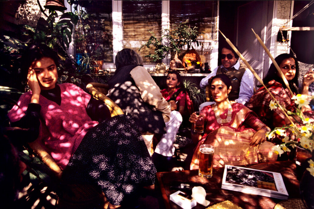 A luncheon Party. Delhi, India. 1990.